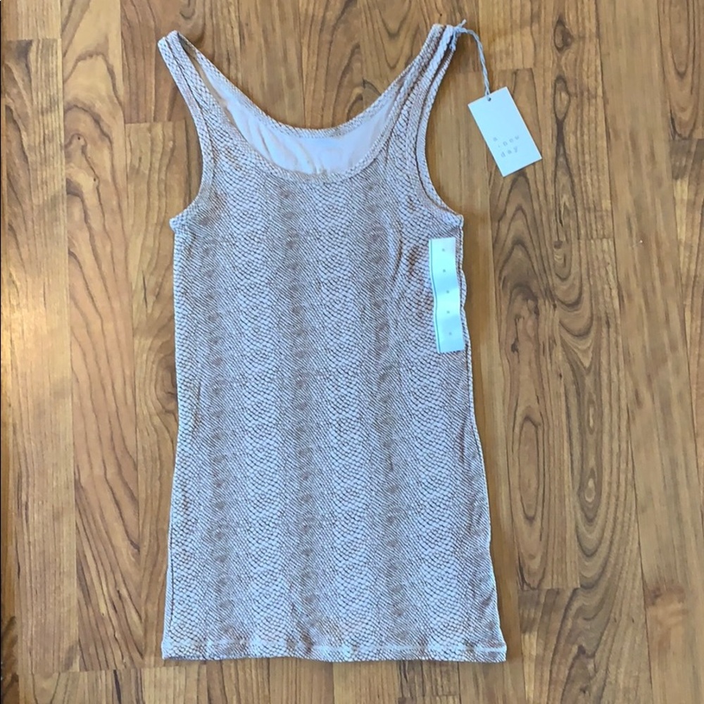 NWT snakeskin tank